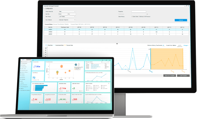 SAP Business One ERP software, emphasizing features designed for the Dubai, UAE market.