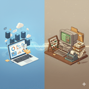 Read more about the article Online Accounting Software vs Traditional Accounting Systems: Which One Should You Choose?